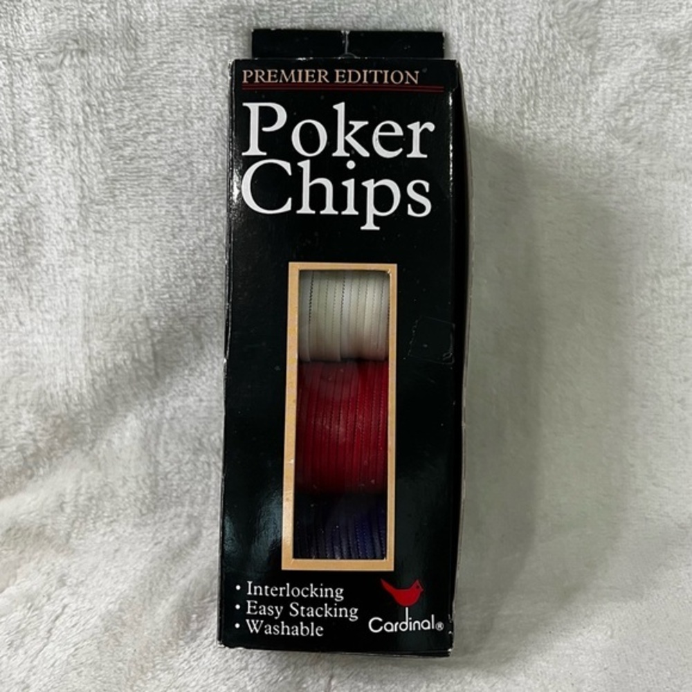 Cardinal Premier Edition Poker 100 Poker chips #275‎